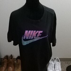 Nike Black Graphic T-Shirt